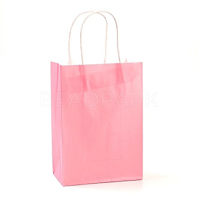 Pure Color Kraft Paper Bags LS-AJEW-G020-B-11-1