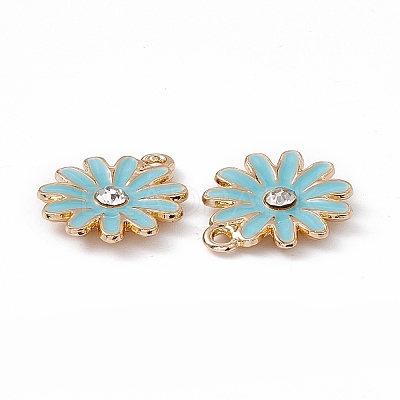 Alloy Rhinestone Pendants PALLOY-P287-01LG-03-1