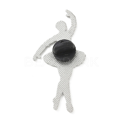 Ballerina Robot Enamel Pins JEWB-F047-01B-P-1