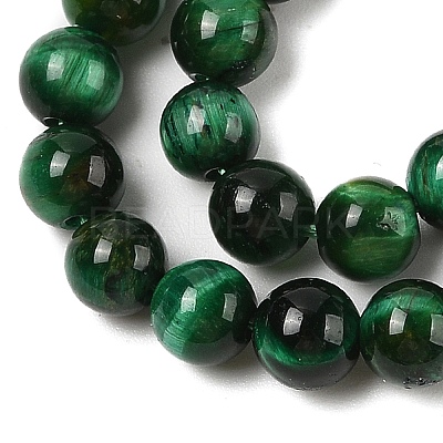 Grade AB Natural Tiger Eye Beads Strands G-B133-A02-6MM-02-1