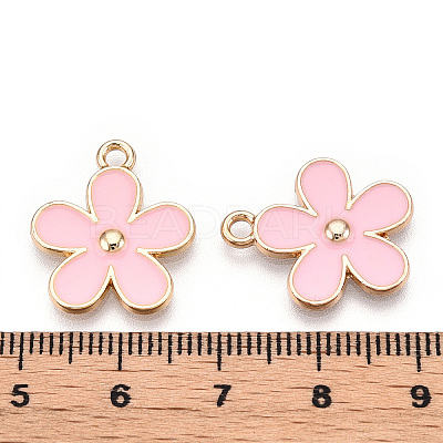 Alloy Enamel Pendants PALLOY-S133-014C-1