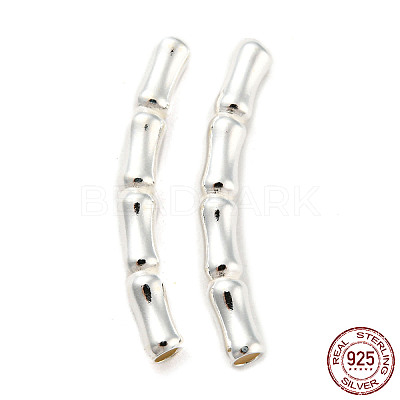 925 Sterling Silver Tube Beads STER-Z004-04E-1