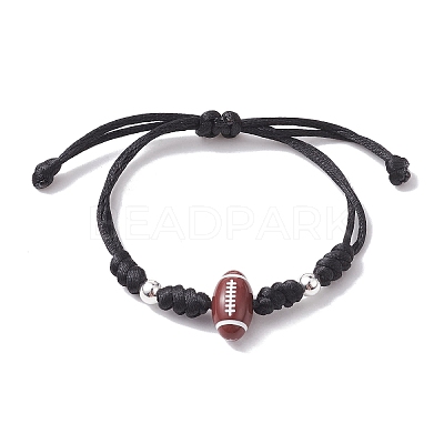 Adjustable Nylon Thread Braided Bead Bracelets BJEW-JB10079-03-1