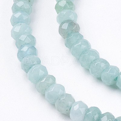 Natural White Jade Bead Strands G-R171-2x4mm-08-01-1