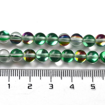 Synthetic Moonstone Beads Strands G-P528-J01-01-1