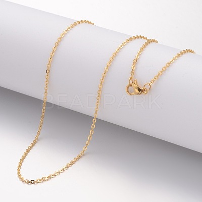 Ion Plating(IP) 304 Stainless Steel Necklace X-MAK-K004-17G-1