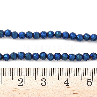 Electroplate Synthetic Magnetic Hematite Beads Strands G-A263-B01-02F-1