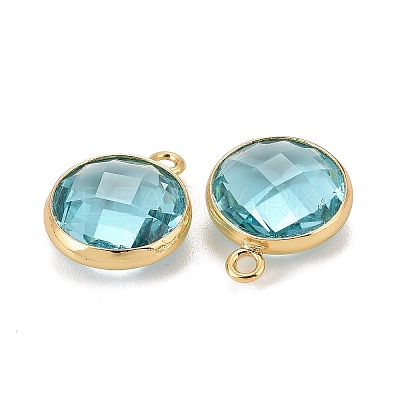 Glass Charms KK-C228-02G-09-1