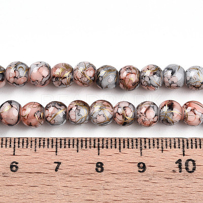 Baking Paint Glass Beads X1-DGLA-N003-6mm-B05-1