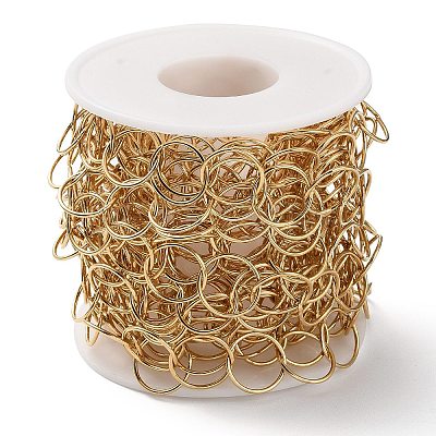 Ion Plating(IP) 304 Stainless Steel Rolo Chains CHS-G027-06G-1