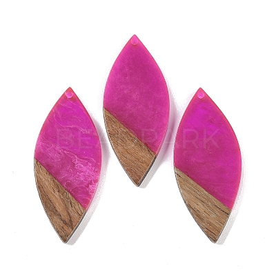 Resin & Wood Big Pendants WOOD-F015-12F-1