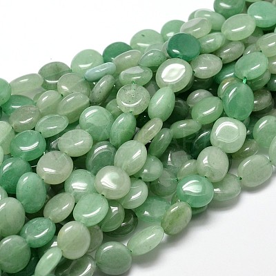 Natural Green Aventurine Nuggets Beads Strands G-J336-02-1