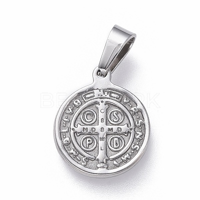 Non-Tarnish 304 Stainless Steel Pendants X-STAS-H458-36P-D-1