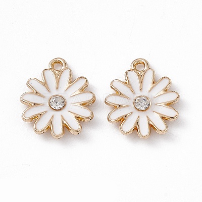 Alloy Rhinestone Pendants PALLOY-P287-01LG-04-1