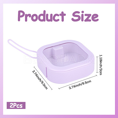 Multifunctional Plastic Pocket-Sized Push Switch Organizers Case CON-WH20006-004D-1