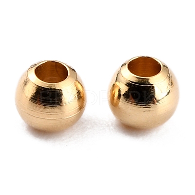 Brass Spacer Beads KK-O133-010A-G-1
