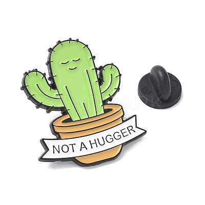 Not A Hugger Enamel Pins JEWB-I037-02EB-01-1