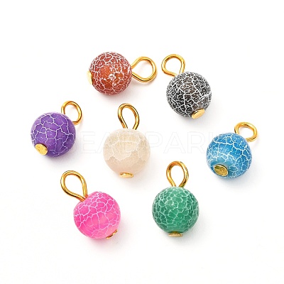Natural Weathered Agate Pendants PALLOY-JF00988-1