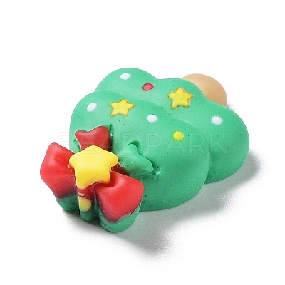 Christmas Theme Opaque Resin Cabochons RESI-Q217-03C-1