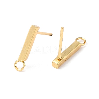 304 Stainless Steel Stud Earring Finding STAS-C080-06C-G-1