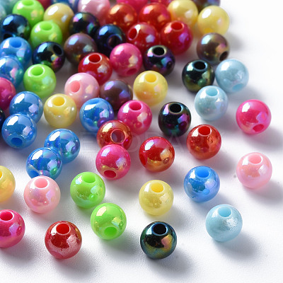 Opaque Acrylic Beads MACR-S370-D6mm-M2-1