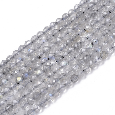 Natural Labradorite Beads Strands G-S361-2mm-010-1