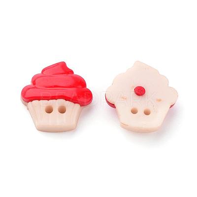 2-Hole Acrylic Buttons BUTT-S020-42-1