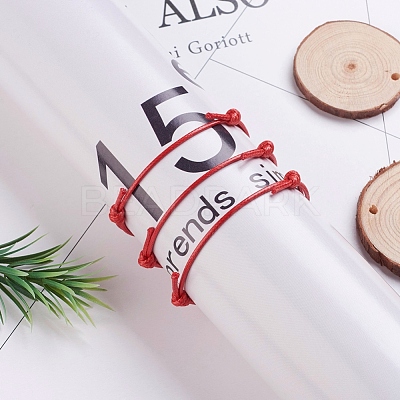 Korean Waxed Polyester Cord Bracelet Making AJEW-JB00011-08-1