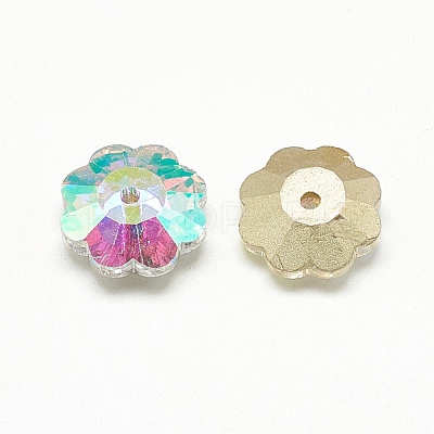 Glass Beads RGLA-T109-6mm-001AB-1