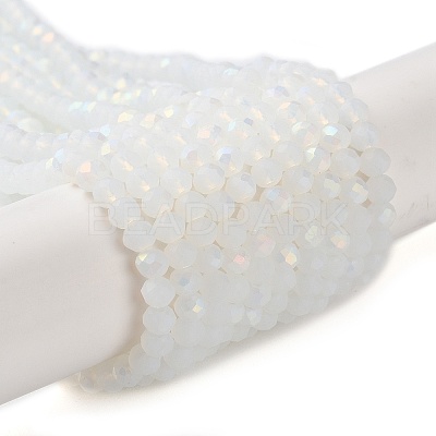Imitation Jade Glass Beads Strands EGLA-A034-J3mm-MB06-1