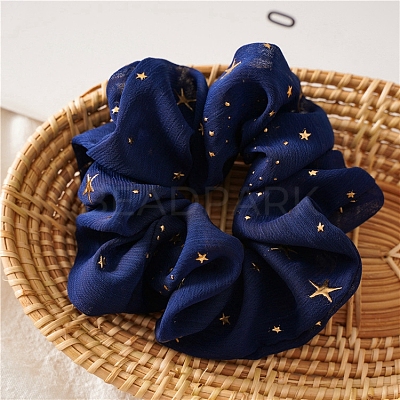 Star Pattern Cloth Elastic Hair Accessories PW-WG91763-03-1