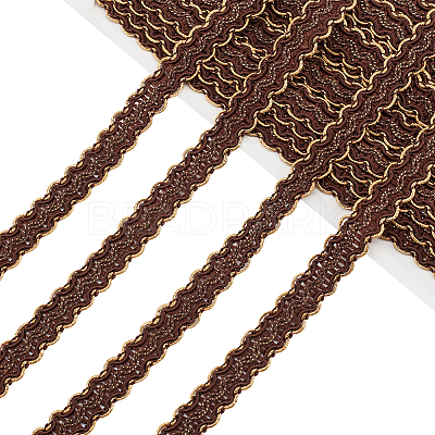 Polyester Lace Ribbon OCOR-WH0078-26-1