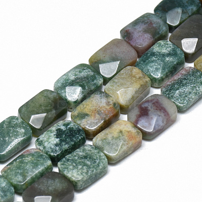Natural Indian Agate Bead Strands G-T072-03-1