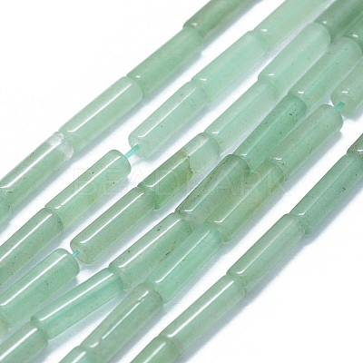 Natural Green Aventurine Beads Strands G-F631-D12-02-1