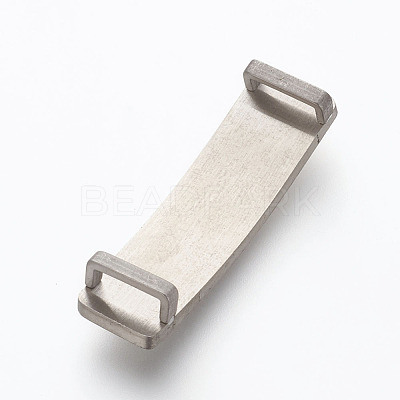 Tarnish Resistant 304 Stainless Steel Slide Charms STAS-I092-05P-1