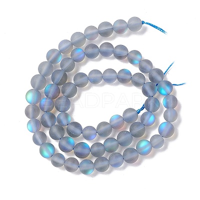 Synthetic Moonstone Beads Strands G-E573-01A-01-1