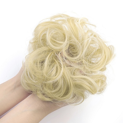 Synthetic Hair Bun Extensions OHAR-G006-A06-1