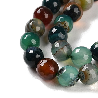 Natural Agate Beads Strands G-M437-B01-01D-1