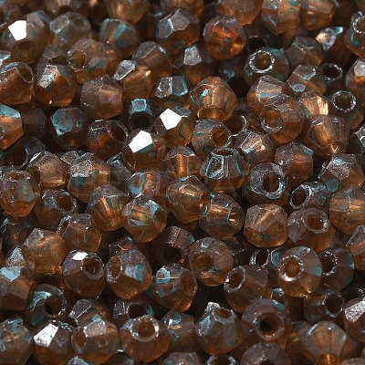 Picasso Baking Paint Glass Seed Beads SEED-A032-02A-18-1