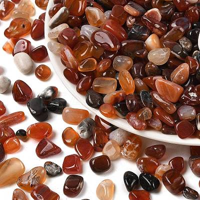 Dyed & Heated Natural Agate Beads G-J402-04B-02-1
