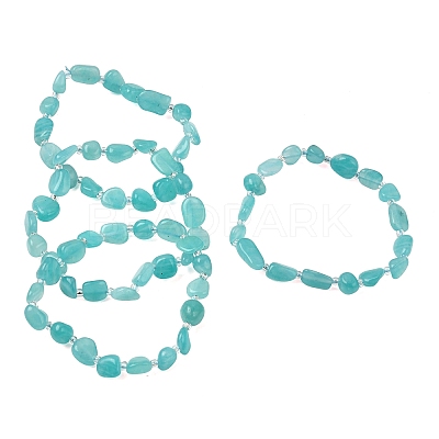 Natural Amazonite Beads Bracelets GG-CBA05D5-02B-07A-1