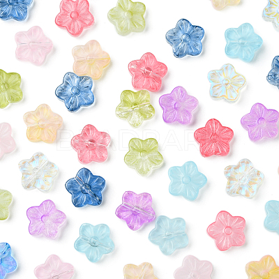 30Pcs Baking Paint Glass Beads GLAA-FS0001-97G-1