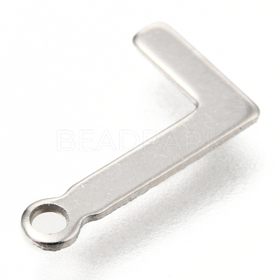 Non-Tarnish 201 Stainless Steel Charms STAS-C021-06P-L-1
