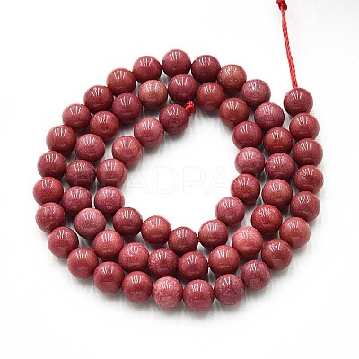 Natural Quartz Beads Strands G-N355-6mm-68-1