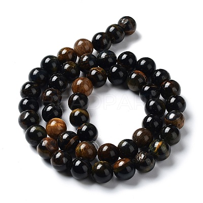 Natural Tiger Eye Dyed Beads Strands G-B046-06-1