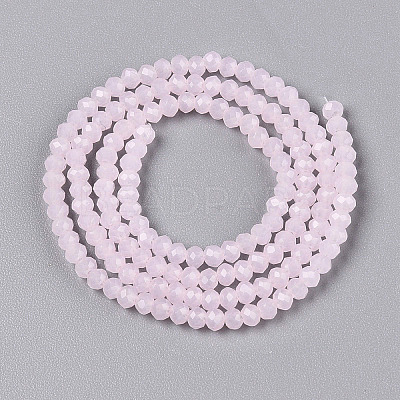 Glass Beads Strands EGLA-A044-J1mm-D02-1