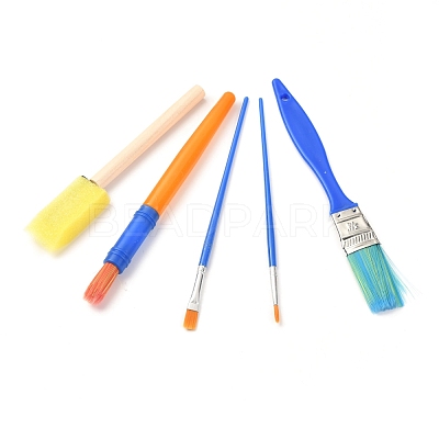 Plastic Paint Brushes Pens Sets TOOL-F014-04-1