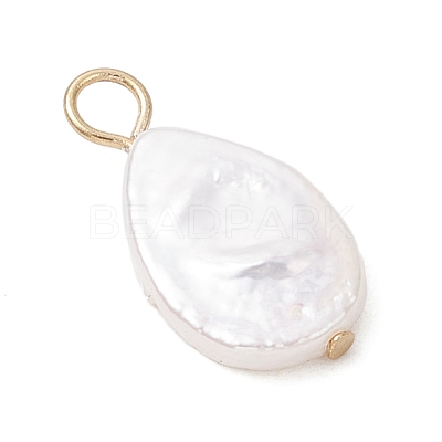 Natural Keshi Pearl Pendants PALLOY-JF04240-02-1