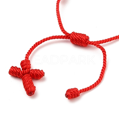 Adjustable Nylon Threads Braided Bracelets BJEW-JB05582-03-1