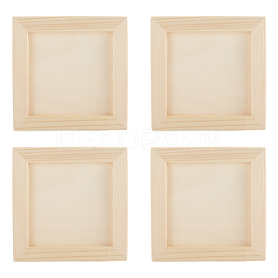 DIY Children Wood Decoration Clay Picture Frame WOOD-WH20008-07E-1